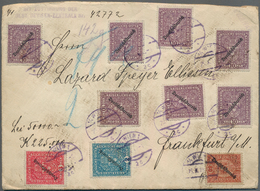 15386 Österreich: 1919 (25.10.), 7x 10 Kronen Violett + 3 Kronen+2 Kronen+80 Heller Je Mit Aufdruck "Deuts - Ungebraucht