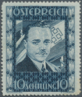 15416 Österreich: 1936, 1 Sh. Dollfuß, Zähnung Siehe Foto - Ungebraucht