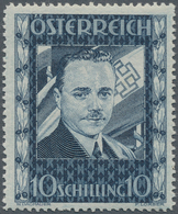 15417 Österreich: 1936, Dollfuß 10 S. Ungebraucht Mit Winziger Falzspur, Mi. ? 800,-- (ANK. 588, ? 1.000,- - Neufs