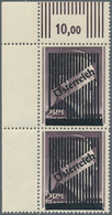 15422 Österreich: 1945, Wiener Aushilfsausgabe: Nicht Ausgegebene Werte Zu 2 RM Mit Plattenfehler "11. Git - Ungebraucht