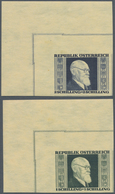 15431A Österreich: 1946, Wohlfahrt Ausgabe Dr. Renner, Luxus-Eckrand-Satz Vom Rechten Oberen Eck, Ränder Ma - Ungebraucht