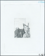 15451 Österreich: 1971. Probedruck In Schwarz Für Marke "Bildnis Des Jacobo De Strada" Aus Dem Gemälde-Sat - Neufs