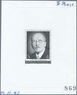 15475 Österreich: 1973. Probedruck In Schwarz Für Marke "50. Jahrestag Der Verleihung Des Nobelpreises Für - Ungebraucht