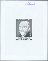 15481 Österreich: 1978. Probedruck In Schwarz Für Marke "25. Todestag Von Leopold Kunschak", Bezeichnet Vs - Neufs