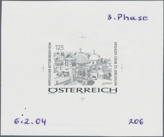 15529 Österreich: 2004. Probedruck In Schwarz Für Marke "Päpstlicher Ritterprden", Bezeichnet Vs. U.a. Mit - Neufs