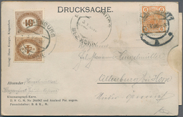15556 Österreich - Portomarken: 1906, 6 H Dkl'orange Auf Kinematograph-Karte (Leporello) Von Klagenfurt Na - Portomarken