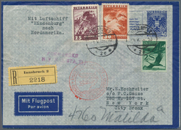 15676 Österreich - Zeppelinpost: 1936, 1.Nordamerikafahrt, 40 G Luftpostumschlag Mit Zusatzfrankatur 25 G, - Altri & Non Classificati