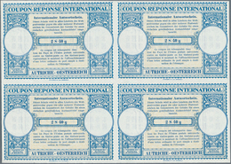 15698 Österreich - Ganzsachen: 1950, März. Internationaler Antwortschein "2S 40g" (London-Muster) In Einem - Altri & Non Classificati