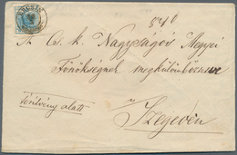 15710 Österreich - Stempel: ERCSIN (Ungarn): 1850, 9 Kr. Blau Sowie Rs. 6 Kr. Braun Beide Allseits Voll- B - Machines à Affranchir (EMA)