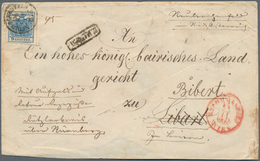15731 Österreich - Stempel: NEULERCHENFELD (Wien): 1850, 9 Kr. Blau Und Rs. 6 Kr. Braun Beide Voll- Bis Br - Macchine Per Obliterare (EMA)
