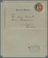 15747 Österreich - Stempel: 1896, 5 Kr Franz-Josef, Entwertet Mit K2 ST.WOLFGANG / SCHAFBERGSPITZE, 28/7 9 - Maschinenstempel (EMA)