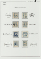 15829 Portugal: 1853 - Eight 25 Rs Stamps, All Of Them With Different And Scarce Nominatives Cancelations. - Briefe U. Dokumente