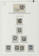 15837 Portugal: 1853 - 25 Rs. Six Used Stamps All With A Different Insular Postmark (Percursores -forerunn - Lettres & Documents