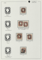 15854 Portugal: 1855-56 - 5 Rs. Four Single Used Stamps With Different Dies (IV, VI And VII) And One Used, - Lettres & Documents