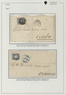 15865 Portugal: 1855-56 - 25 Rs. Two Letters One Dated 5/2/1855 Send From Lisboa To Coimbra The Other Lett - Lettres & Documents