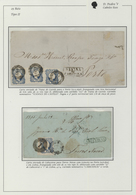 15869 Portugal: 1855-56 - 25 Rs. Two Letters, One Dated 15/11/1856 Send From Viana Do Castelo To Porto Wit - Storia Postale