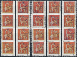 15890 Portugal: 1975, Europa, 20 Sets Incl. 1,50 E In Both Types, MNH (Mi. 2200,- ?) - Briefe U. Dokumente
