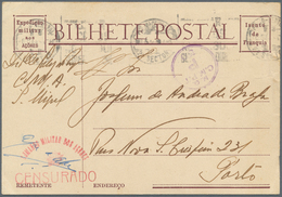 15892 Portugal - Azoren: 1944. Military Mail Post Card Written From S. Miguel To Porto Cancelled By Circul - Açores