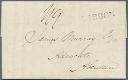 15893 Portugal - Madeira: 1841, Complete Folded Letter Cover From FUNCHAL, Dated 20th June 1841, Sent Via - Madeira