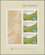 15895 Portugal - Madeira: 1983, Europa, Block No. 4 Imperforated, Mint Never Hinged, Very Slight, Almost N - Madeira