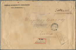 15957 Russland - Post Der Bürgerkriegsgebiete: Transbaikal-Gebiet: Chita Republic, 1919/20 Two Registered - Altri & Non Classificati