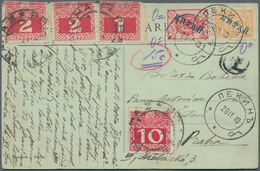 15962 Russische Post In China: 1899, 1 K. And 3 K. Ovpt. "KITAI" Tied "PEKING 26.11.10" To Ppc "Peking - H - Chine