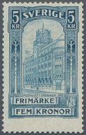 16023A Schweden: 19o3, 5 Kr. Freimarke "Hauptpostamt Stockholm", Tadellos Postfrisch, (Facit 5.000.- ) - Nuovi