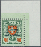 16150B Schweiz - Internationales Arbeitsamt (BIT/ILO): 1924/1937, 90 C. BIT, Postfrische, Ungefaltete Recht - Sonstige & Ohne Zuordnung