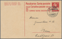 16162 Schweiz - Ganzsachen: 1918, Dienstpostkarte Der Abteilung Für Industrielle Kriegswirtschaft 'Tellbru - Ganzsachen