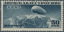 16189B Sowjetunion: 1931, Zeppelin 50kop. Slate, Lying Watermark, Mint O.g., Slight Corner Crease. Very Rar - Storia Postale