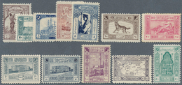 16323 Türkei: 1922, Genoa Complete Set Of 12 Values, Mint Never Hinged, Very Fine For This Difficult Issue - Briefe U. Dokumente