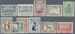 16325 Türkei: 1922, Pictorial Definitive Issue Printed In Genoa, The Complete Set Of Twelve Values All Min - Briefe U. Dokumente