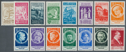 16339 Türkei: 1935, Woman's Rights Congress Complete Set Of 15 Values, Right Margin Imprints, Mint Never H - Lettres & Documents