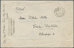 16354 Türkei - Militär-Feldpost: 1918, Telegramm Von R. Feldmann Mardin Bahnhof An Die Telegraphenstation - Autres & Non Classés