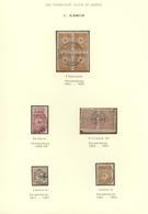 16388 Türkei - Stempel: 1870-1905, Album Page With Cancellations On Stamps, Including Elbassane, Kilisura - Autres & Non Classés