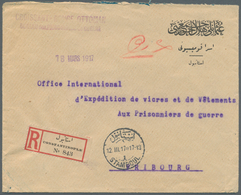 16400 Türkei - Besonderheiten: 1917, Registered Letter From "CROISSANT ROUGE OTTOMAN" On Preprinted POW - - Autres & Non Classés