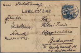 16431 Ungarn - Besonderheiten: 1920, Postcard From Szolnok To Budapest With A Stamp For Charity To Support - Altri & Non Classificati