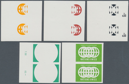 16469 Vereinte Nationen - Genf: 1971. Progressive Proof (5 Phases), Viz Color Separations, In Vertical Mar - Neufs