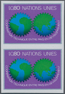 16505 Vereinte Nationen - Genf: 1978. IMPERFORATE Vertical Pair For The Issue "TCDC - Conference On Techni - Ungebraucht