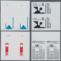 16514 Vereinte Nationen - Genf: 1981. Progressive Proofs (2 Phases) In Pairs For The Complete Issue "Intl. - Ungebraucht