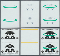 16554 Vereinte Nationen - Genf: 1993. Progressive Proof (6 Phases) In Vertical Pairs For The 60c Value Of - Ungebraucht