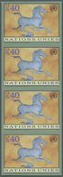 16566 Vereinte Nationen - Genf: 1996. Definitive Stamp 40c In An IMPERFORATE Vertical Strip Of 4 Showing " - Nuovi