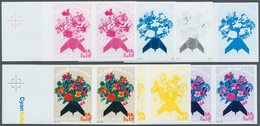 16567 Vereinte Nationen - Genf: 1996. Progressive Proof (7 Phases) In Horizontal Pairs For The 1.10fr Valu - Neufs