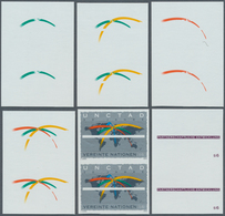 16599 Vereinte Nationen - Wien: 1994. Progressive Proof (12 Phases), Viz Color Separations, In Vertical Pa - Nuovi