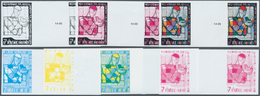 16602 Vereinte Nationen - Wien: 1996. Progressive Proof (7 Phases), Viz Color Separations, In Horizontal G - Ungebraucht