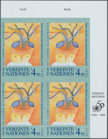 16604 Vereinte Nationen - Wien: 1998. IMPERFORATE Corner Block Of 4 For The 4.50s Value Of The Issue "Univ - Ungebraucht