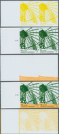 16606 Vereinte Nationen - Wien: 2000. Progressive Proof (10 Phases), Viz Color Separations, In Horizontal - Neufs