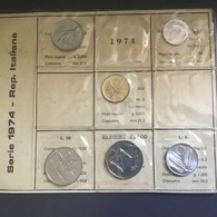 ITALIA - 1974 - SERIE DIVISIONALE 6 Monete Con L.100 Marconi FDC , Confezione Sigillata - Jahressets & Polierte Platten