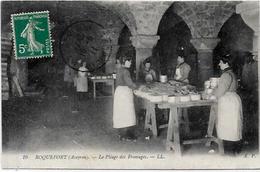 CPA Roquefort Aveyron Métier Fromage Circulé - Roquefort