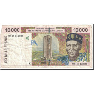Billet, West African States, 10,000 Francs, 1995, KM:714Kf, TB - West-Afrikaanse Staten